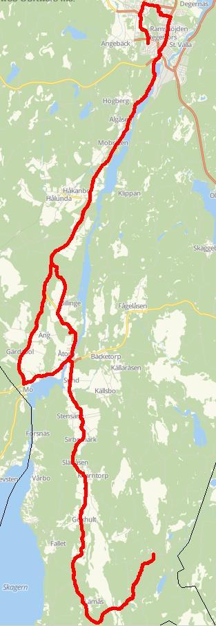 541 542 541 1/7 541 0/1 L 541 Skogskärr Lämås Sirbomark Åtorp Degerfors är en tidtabellsläggning av skolskjutssystemet söder om Åtorp. Delen söder om Åtorp trafikeras endast skoldagar.