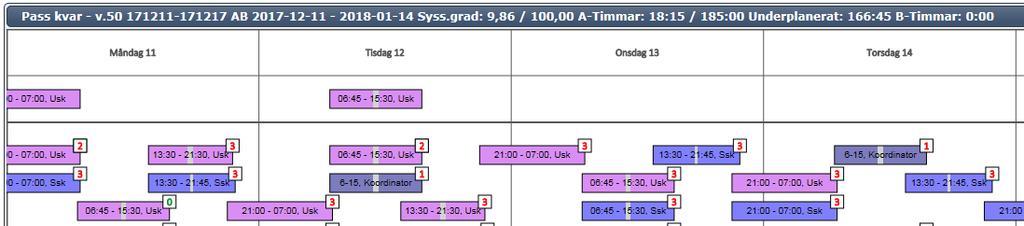 Semesterkvot 1,0 i planering? Då är denna information viktig för dig: Semester: Utbildning: Föräldraledig: Markera endast de dagar du ska ha semester.