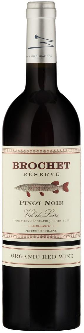 Brochet Organic Pinot Noir Réserve 2016 IGP Val de Loire Pinot noir