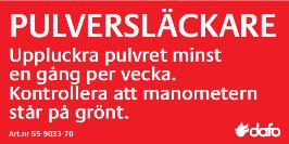 -000- -000- --00 Juli 0 B Sid av Benämning Artikelnr Pris/st Dekal Svenska --0 :- Detektor får ej kapas Engelska --0 :- Dekal Håltagning för brandsläckare, mm --00 :- Uppluckra pulvret 0