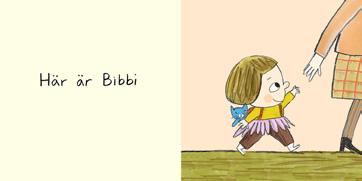 Lasse som vill busa. Bibbi vill ha sina grejer i fred!