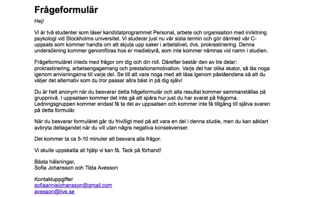 Bilaga 1: