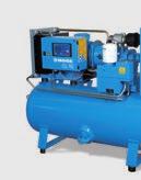 2 15 kw HP Kompressorsystem CL- Kompressor monterad på luftbehållare