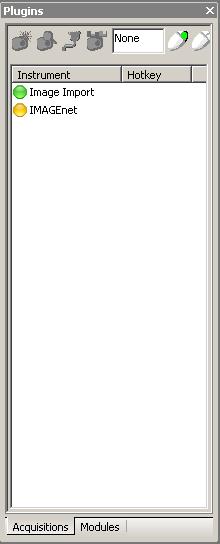 Okno vtičnikov Iz okna Plugins [Vtičniki] lahko upravljate z nameščenimi vtičniki.