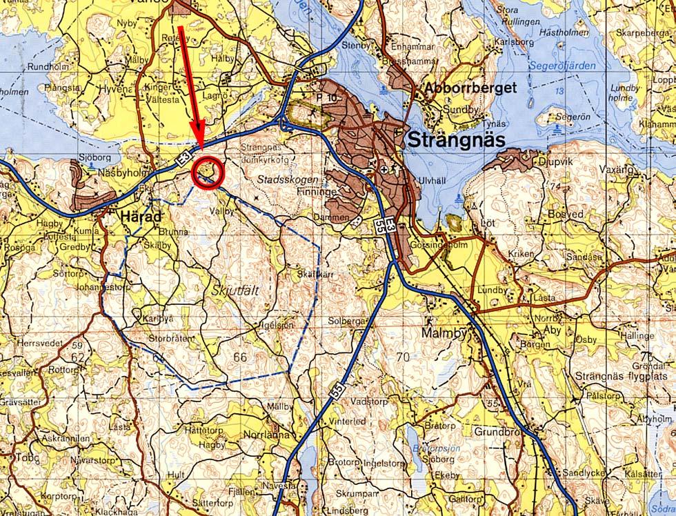 Figurbilaga till UV Mitt, Dokumentation av fältarbetsfasen 2003:7 Dnr 421-1745-2001 Kart- och ritmaterial Karlis Graufelds Kartor ur allmänt kartmaterial, Lantmäteriverket, 801 82 Gävle.