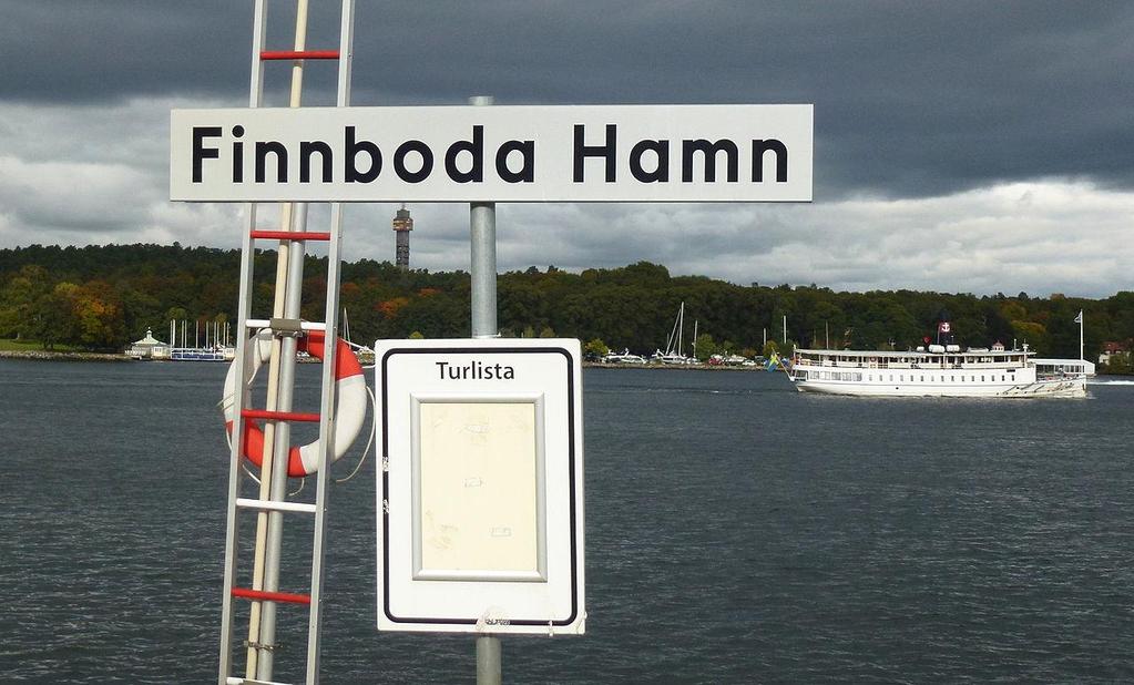 BRF FINNBODA TERRASS Kollektivtrafik Båtlinje 80 www.sjovagen.