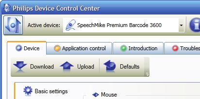 1 Anpassa SpeechMikes knappar och inställningar 1 Dikteringsmikrofonen måste vara ansluten till datorn med USB-kabeln.