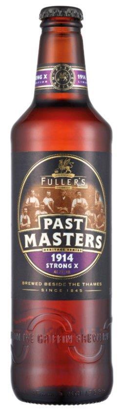 Fuller s Past Masters 1914 Stong X Öl, Ale, Måttlig beska Information om drycken Tillverkad i Storbritannien, England Alkoholhalt 7,3 % Användning