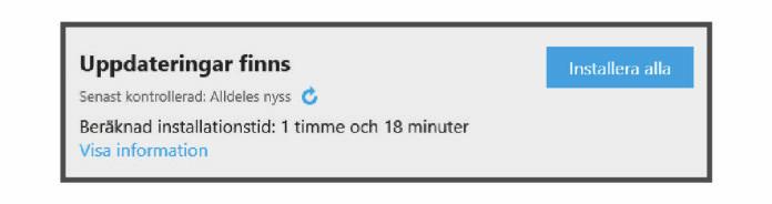 Detta gör att du kan hålla din enhet uppdaterad utan att ansluta den till en dator. 1 Anslut enheten till ett Wi Fi nätverk (Ansluta till ett Wi Fi nätverk, sidan 20).