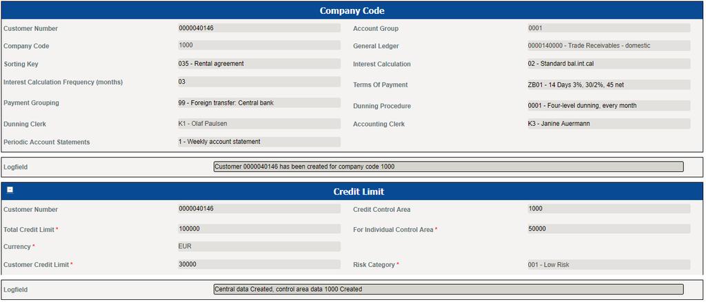 SD New Customer Create Company