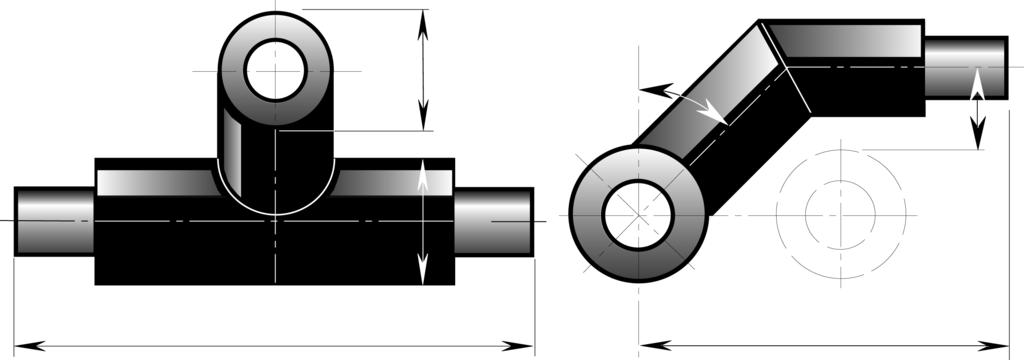 T-stycke, med språng 45 Dimension Ø 125-315 mm / SDR 11/SDR 17 H D2 45 D1 L1 L2 Dimension Ø 125-350 mm / SDR 11/SDR 17 Typ D1 L1 D1 L2 H mm m mm m mm 125/225 225 1.0 225-75 1.0 70 140/225 225 1.