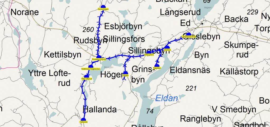 2017-08-10 21:05:07 Karta för Tur 8585 M, TI, O och TO Fordon 8561 Skolbuss 2 8585 15.25 16.