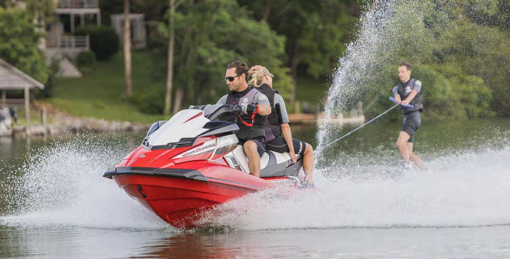 finner sina egna speciella stunder ombord på en WaveRunner. Därför att den, för att uttrycka det enkelt, är byggd för vatten.