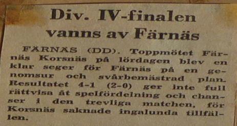 Bra Sörsjö start gav två poäng Sörsjön (DD). Serieledande Färnäs fick se sig klart besegrade med 3-1 i dagens match på Skottvallen, halvtid 2-0.