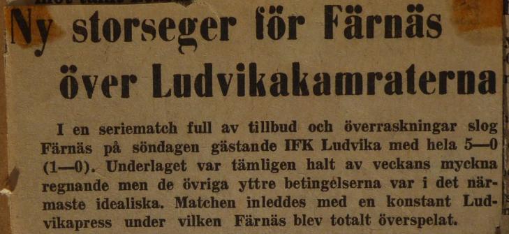 Klart för ett nytt Mora derby alltså, där Nusnäs får hållas som stor favorit. I övrigt får Färnäs se upp då Forssa alltid är svårt at tas med på Domnarvsvallen.