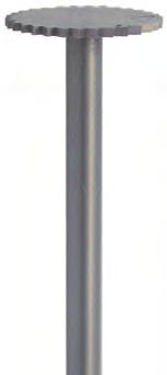 Fräsar Miniartyrfräsar Material: snabbstål (53-63 HRc).Skaftdiameter: 2,35 mm, skaftlängd: 45 mm, Förp. 10 st (* 5 st).