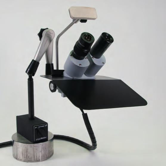 Svetsutrustning NYHET Mikrosvetsutrustning, piggywelder 3 Komplett med handstycke, felxibel kabel och mikroskop