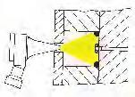 Linsskiva med 17 olika linser ger skärpa oavsett avstånd inom området 0-250 mm. Förstoringsgrad 10 ggr. Typ Benämning Miniboreskop halogenljus 2,5 volt.