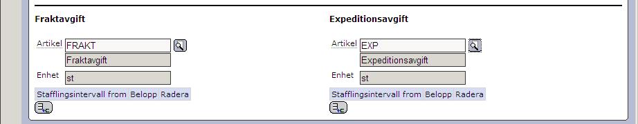 Senast Uppdaterad: 11-02-25 Exder Axfood direkt ESAP 20.1 v 1.5 Sida 10 av 26 I exemplet ovan har ni lagt in både frakt- och expeditionsavgiften.