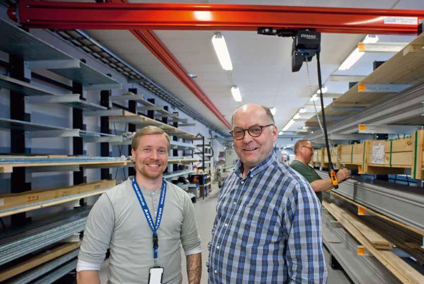 Foto: Fredrik Eriksson Vesa Timoskainen, Aratron och Ulf Gustafsson, Dematek.