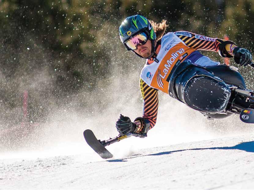 Josh Dueck är professionell skidåkare, flerfaldig medaljör i Paralympics och använder höftbälten från Bodypoint. Tillsammans är de bäst i klassen.