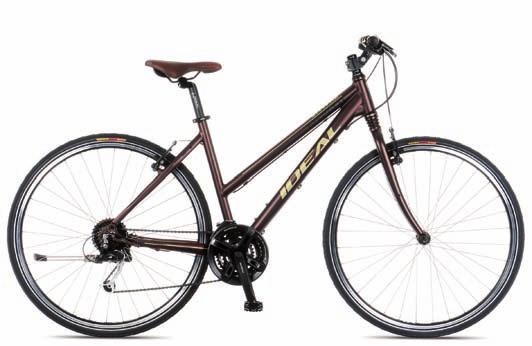 trekking urban city Ergomax Ram: Aluminium 7005, 46-50-54-58 cm, svart Gaffel: RST Neon Pro ML Växel: Shimano New Alivio/Altus Rek.