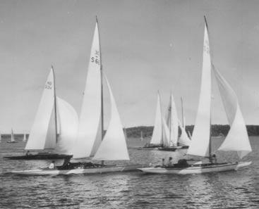 INFORMATIONSBLAD FÖR MEDLEMMAR I SEGELSÄLLSKAPET ÅMÅLSVIKEN NUMMER 1 2003 Snart dags för första start! Denna i Jubileumsregattan 1943. Foto: Pelle Wirstöm. INNEHÅLL: Styrelse & kommittéer, sidan 2.