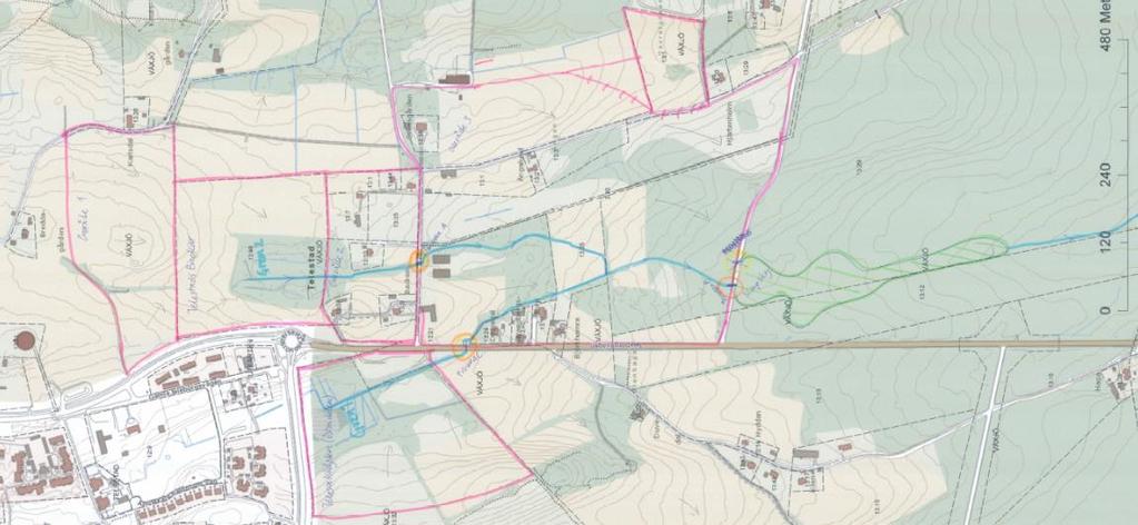 1 Inledning Växjö kommun planerar för exploatering vid Telestad med anslutning av dagvattenbelastning till den östra grenen av Rinkabydiket uppströms Rinkabysjön.