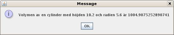 vägen static void main (String[] arg) { först, koda sedan! StringTänk input = JOptionPane.