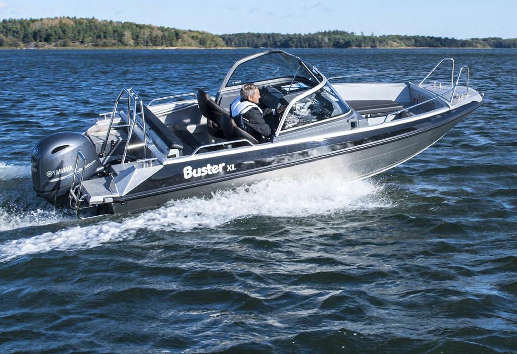 POPULÄRASTE ALLROUNDBÅTEN! BUSTER XL med Yamaha F115 BETL 389 000.- Ord. pris: 434 500.