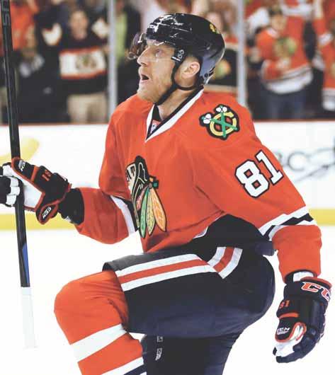8 HOKEJ streda 29. 7. 2015 ZASTÚPENIE SLOVENSKÝCH HOKEJISTOV V NHL STAGNUJE Marián Hossa patrí aj v 36 rokoch medzi najlepšie pravé krídla NHL.