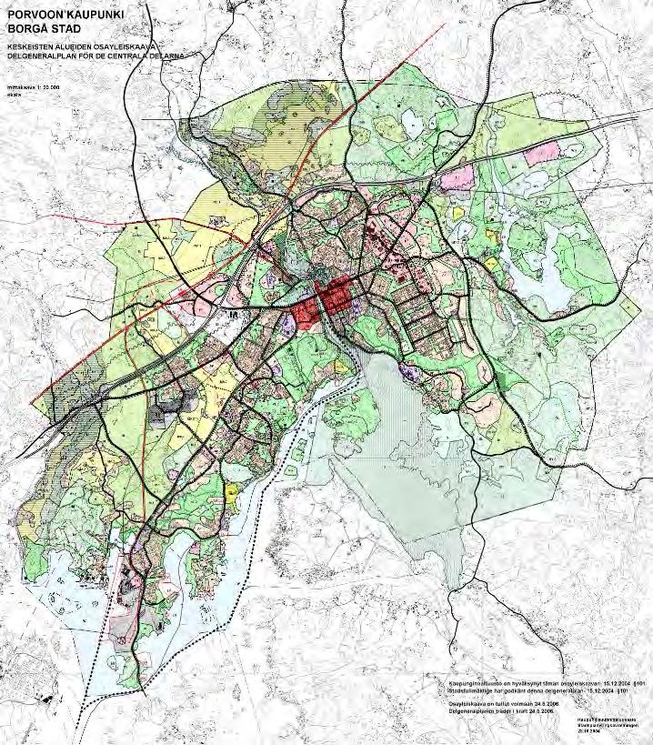 DELGENERALPLAN FÖR DE CENTRALA DELARNA PROGRAM FÖR BYSTRUKTUREN Stadsfullmäktige 15.12.