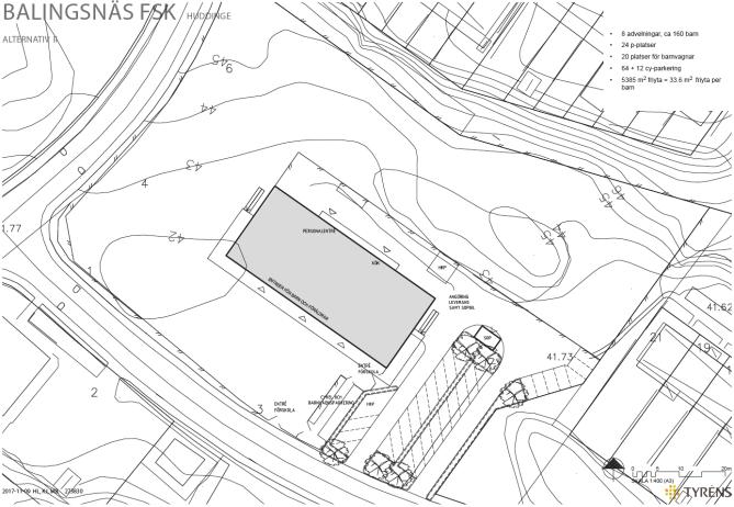 Olika alternativ för utformning av den nya förskolan studerades i tidigt stadium.