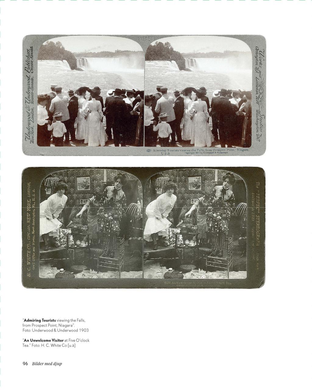 "Admiring Tourists viewing the Falls, from Prospect Point, Niagara".