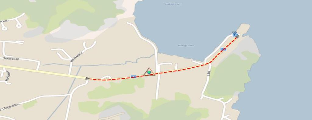 3 Trafikmängder 3.1 Nuvarande trafik Enligt mätning på Höviksnäsvägen genomförd av Trafikverket 2011 så trafikeras vägen med ett ÅDT på 450 fordon. Mätningens läge framgår av Figur 4.