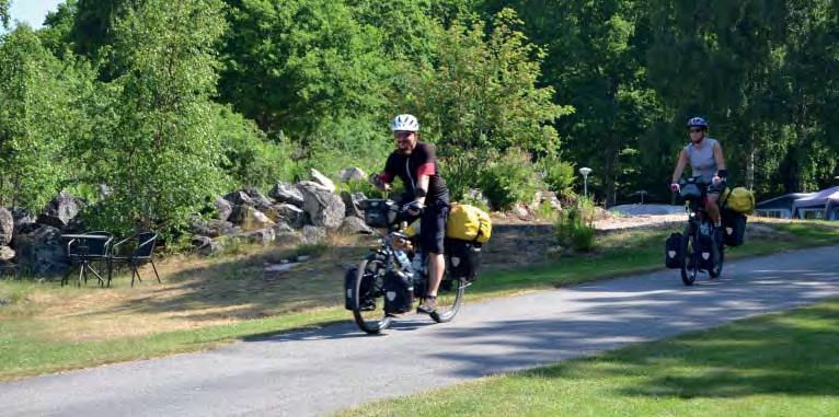 Cykelturismen ökar i kommunen. Foto: Jeane e Rosander och ställplatser för husbilar är önskvärda i kommunen.