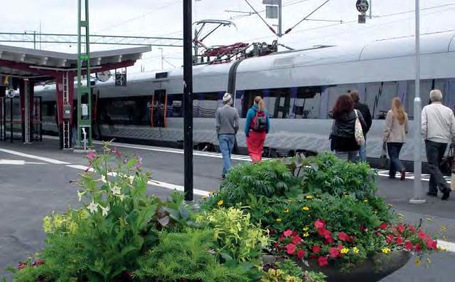 tågstopp vid flygplatsen skapar en bättre anknytning till Ronneby Airport från en stor del av regionen.