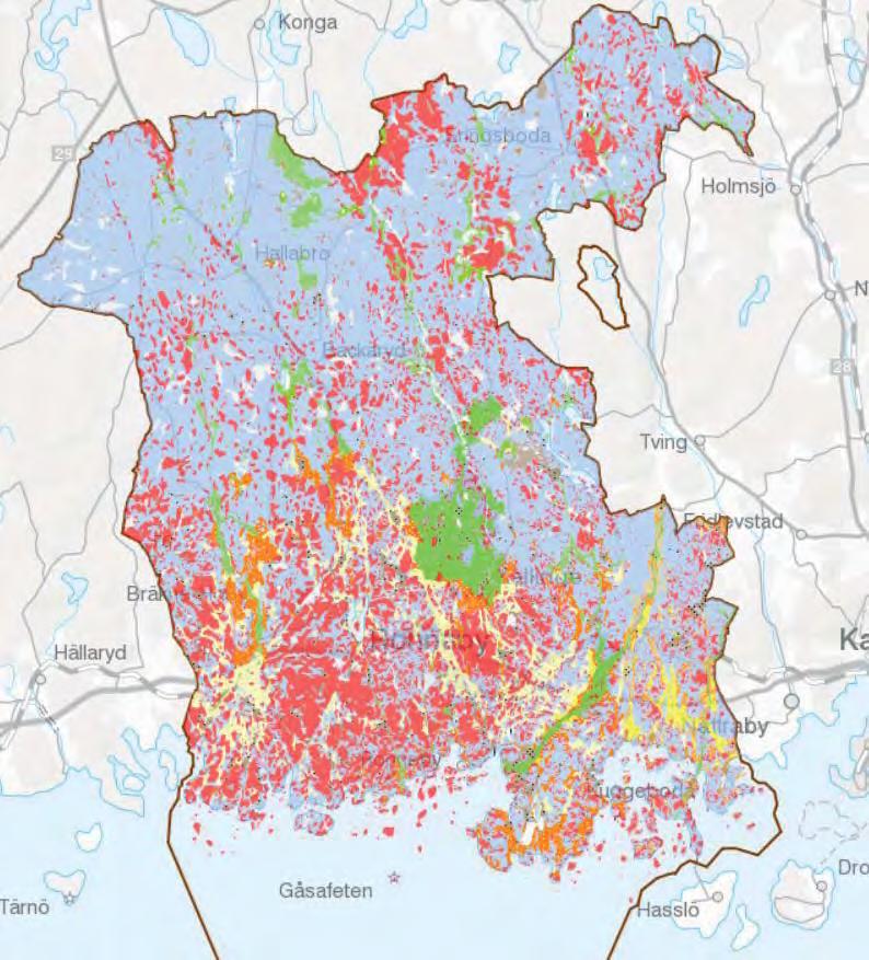 Erosion och sedimentation är en ständigt pågående naturlig process i landskapet.