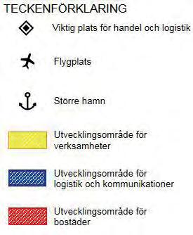 Transportsamband och noder Transportsambanden utgörs av förbindelser som är särskilt viktiga för att skapa, förbättra eller upprätthålla en god tillgänglighet.
