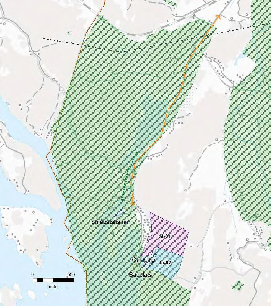 Centrum, service och verksamheter Järnavik räknas inte som tätort och idag finns ingen service i Järnavik, utan Bräkne-Hoby utgör kärna för orten.