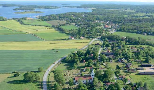 74 Landsbygden Befintlig bebyggelse En stor del av kommunens yta består av landsbygd och hit räknas även mindre orter.