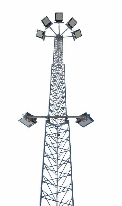 DETA Scanmast DETA-torn är svetsade sektioner som kan byggas upp till 42 meter. DETA-tornets sektioner finns i 2-6 meters längder och kan optimeras efter ditt behov.