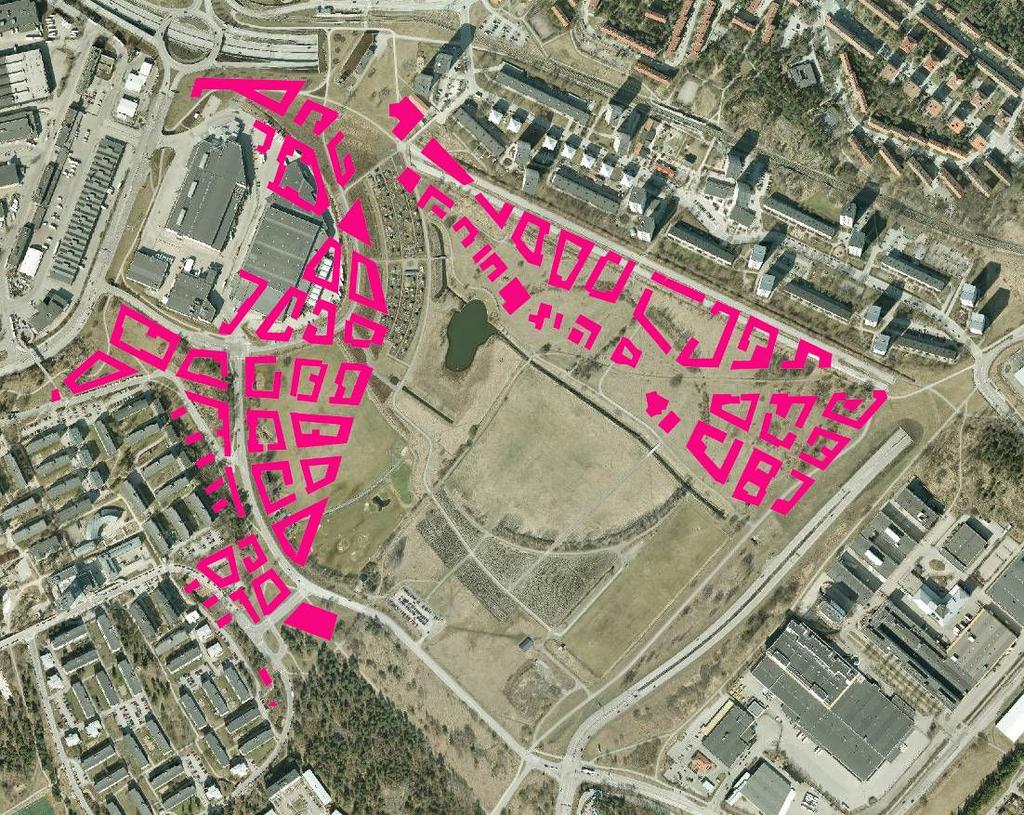 SID 4 (15) Vattnet blir ett naturligt inslag i parken, genom att dammen blir större och får en ny utformning, och Valla å omgestaltas för att få en mer naturligt slingrande sträckning och flackare