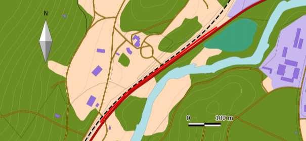 Väg O1610 Kristiansfält-Osdal, segment 1-Osdal (Do Borås) Figur 17. Inventerad vägkant. Total vägkantslängd (västra sidan): 470 meter Inventeringsdatum, väder och tid: 5/6.