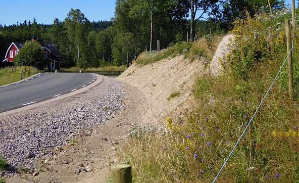 Den mittre delen med sydvänd större skärning den sett mot nordväst den 18 augusti.