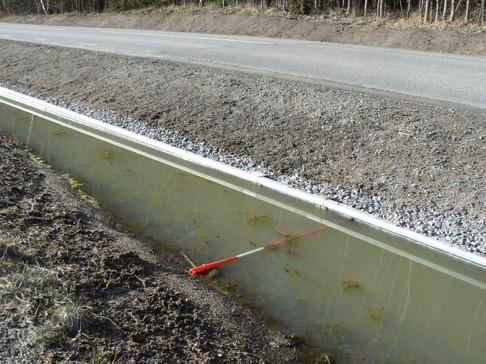 Sporadiska observationer gjordes av groddjur som passerade förbi tunnelöppning och fortsatte vandra längs ledarmen.