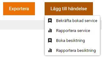 Kalender Under Fordonskontrolls huvudkalender visa alla händelser för alla fordon. Kalender kan visas både i Schemavy och kalendervy (se nedan).