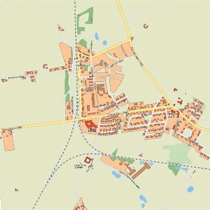 Jöns Jonsgården ligger invid järnvägen i utkanten av Kattarp. Utsnitt ur Helsingborgs stads karta. Bakgrund och syfte Stallängan var i behov av både yttre och inre underhåll.