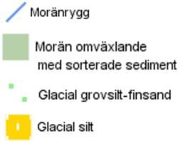 2 Geologi och hydrogeologi Området är småkuperat med en randmorän i östlig-västlig riktning.