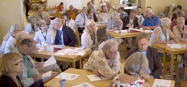 Bild från 2009, det år då Gotlands kyrkvecka genomfördes för första gången Gotlands kyrkvecka 10 år firas med middag och underhållning I år
